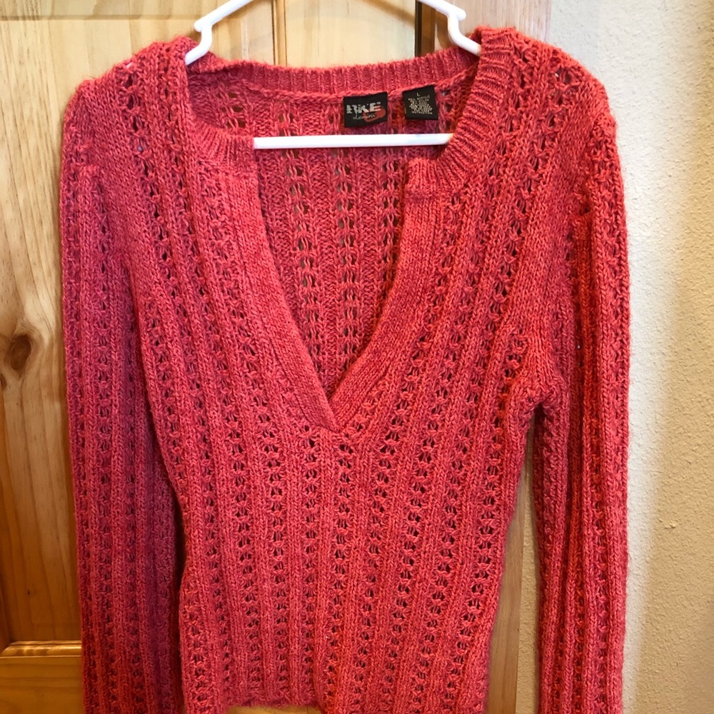 BKE denim sweater